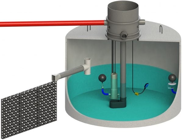 Drainageplaat 52 mm voor infiltratie en afkoppeling regenwater