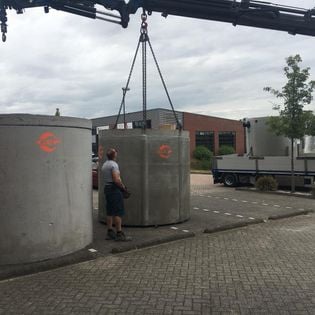 Zwaar verkeersbelastbare pompputten voor afvalwater