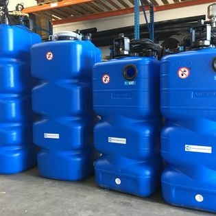 Breaktanks met AA beveiliging voor drinkwater