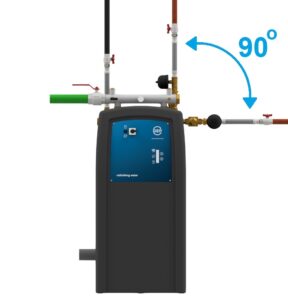 aansluiting van drinkwater op een industrieel regenwatersysteem