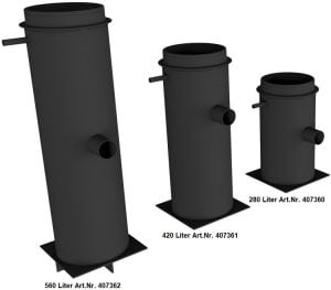 Pompputten PE 630 mm diameter