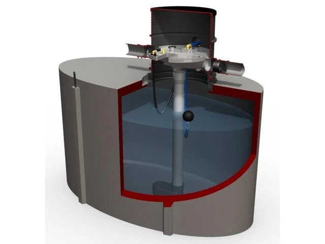 regenwaterput systeem varitank binnenkant