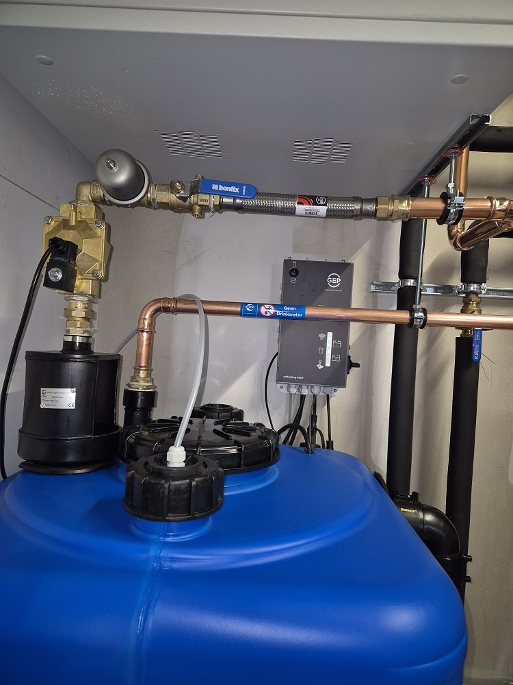 regenwatersysteembesturing voor industrie IOT