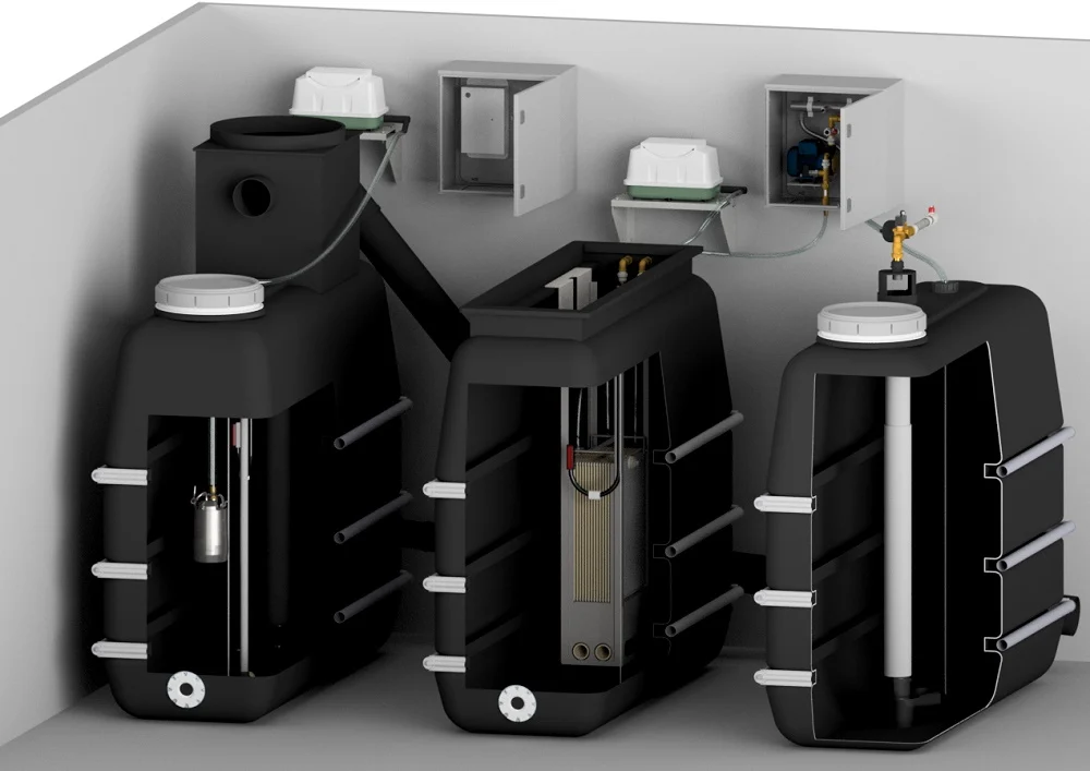 compleet grijswatersysteem gep